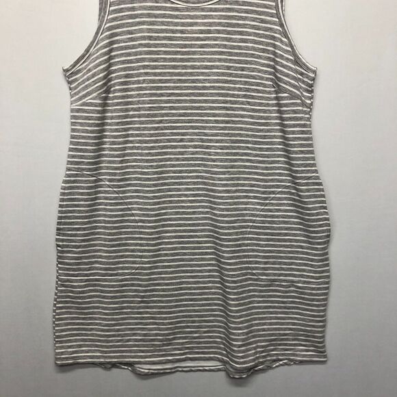 NWT 32 Degree Cool Women Sleeveless Pullover Striped Dress Size XXL Gray B272 -5 - Picture 12 of 15